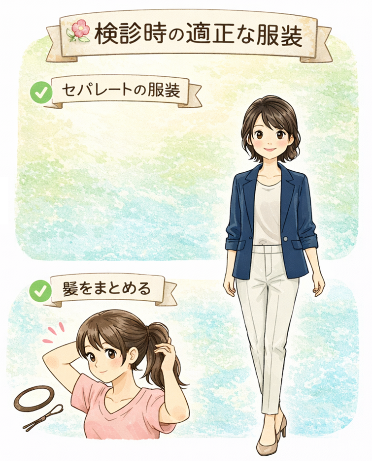 検診時の服装